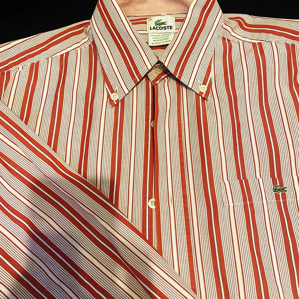 Mens Lacoste button down